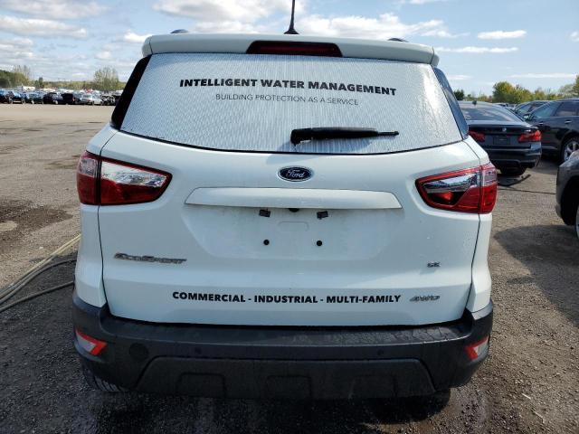 MAJ6S3GL1NC468496 - 2022 FORD ECOSPORT SE Білий фото 6