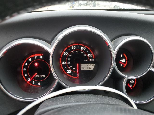 2T1KR30E57C656318 - 2007 TOYOTA COROLLA MA XR BLACK photo 9