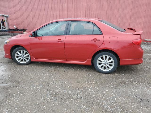 2T1BU40E99C104084 - 2009 TOYOTA COROLLA BASE წითელი ფოტო 2