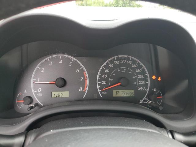 2T1BU40E99C104084 - 2009 TOYOTA COROLLA BASE წითელი ფოტო 9