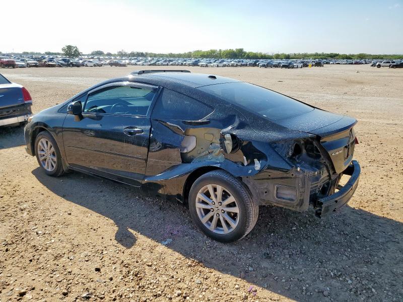 2HGFG3B03CH529478 - 2012 HONDA CIVIC EXL BLACK photo 2