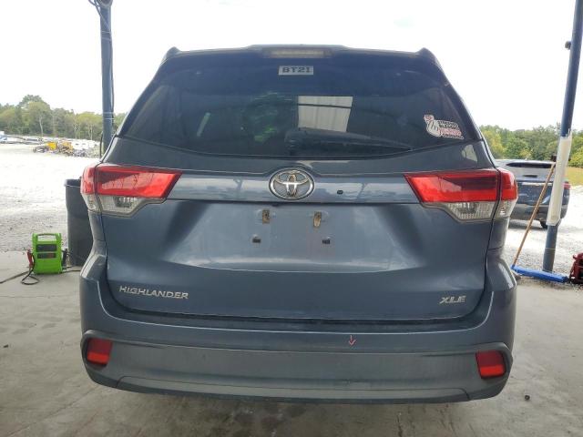 5TDKZRFH7KS298224 - 2019 TOYOTA HIGHLANDER SE BLUE photo 6