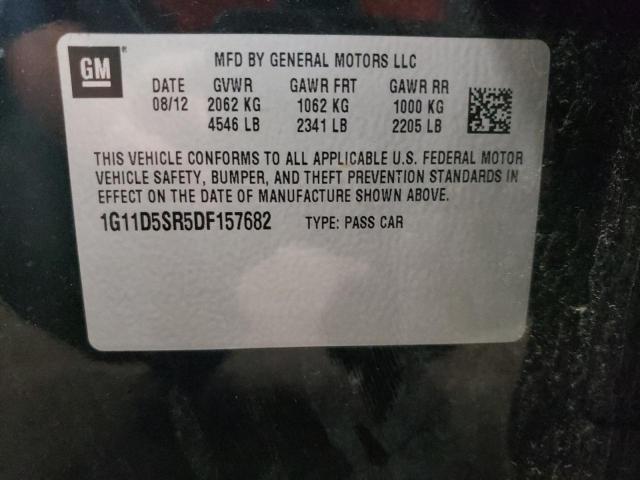 1G11D5SR5DF157682 - 2013 CHEVROLET MALIBU 1LT 黑色 照片 12