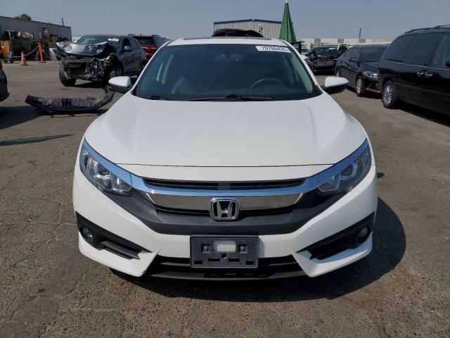 JHMFC1F79JX017723 - 2018 HONDA CIVIC EXL WHITE photo 5