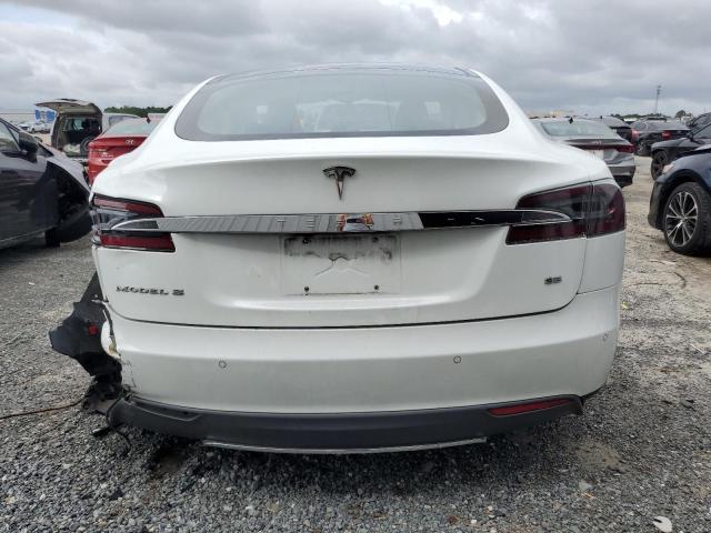 5YJSA1H12EFP53336 - 2014 TESLA MODEL S WHITE photo 6