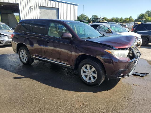 5TDBK3EH2CS147232 - 2012 TOYOTA HIGHLANDER BASE Burdeos foto 4