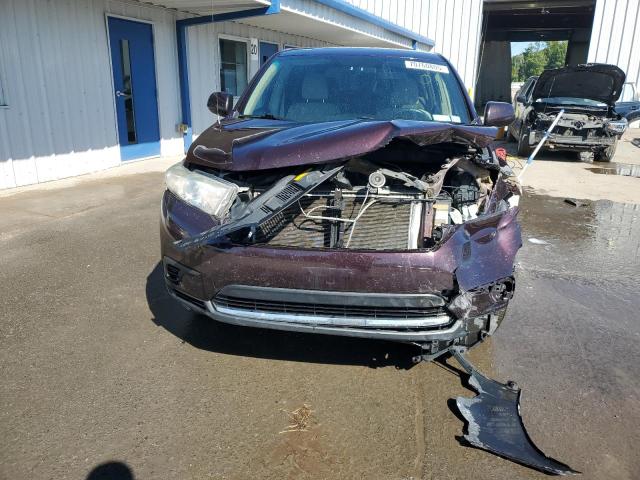 5TDBK3EH2CS147232 - 2012 TOYOTA HIGHLANDER BASE Burdeos foto 5