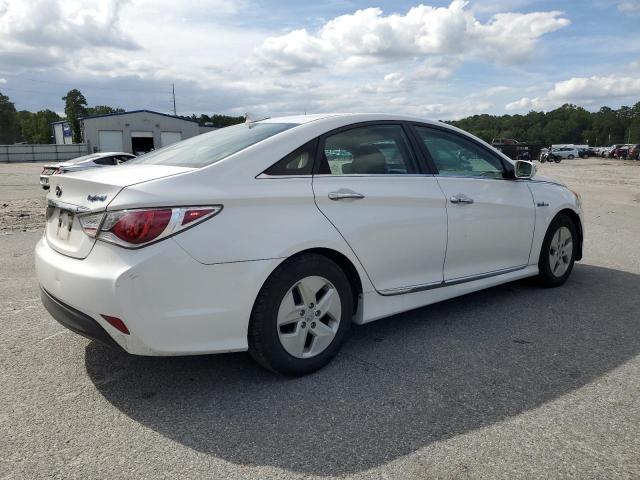 KMHEC4A4XBA017922 - 2011 HYUNDAI SONATA HYBRID WHITE photo 3