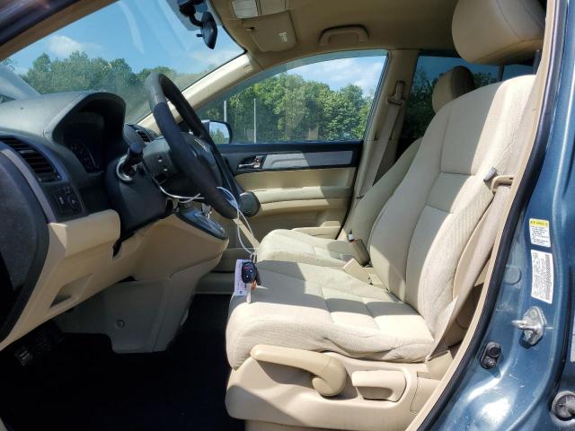 5J6RE4H35BL085959 - 2011 HONDA CR-V LX BLUE photo 7