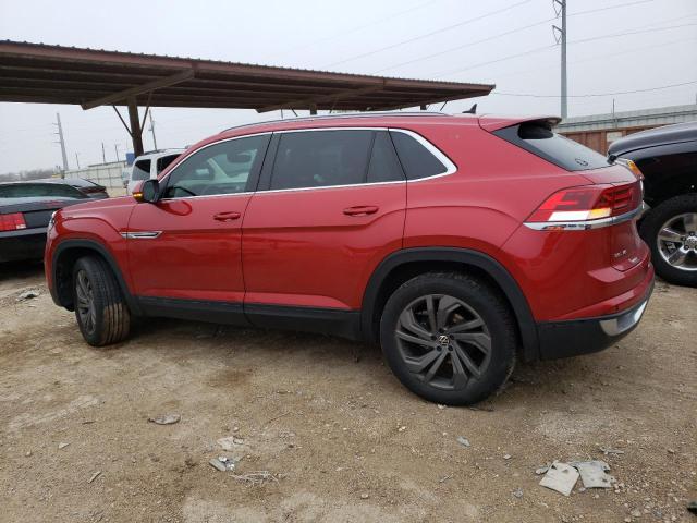 1V2ME2CA2LC220194 - 2020 VOLKSWAGEN ATLAS CROS SEL RED photo 2