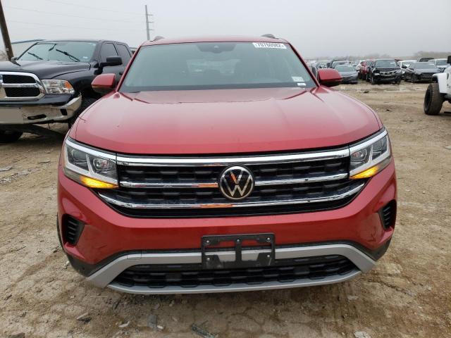 1V2ME2CA2LC220194 - 2020 VOLKSWAGEN ATLAS CROS SEL RED photo 5