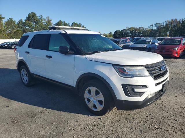 1FM5K8AR0HGB15918 - 2017 FORD EXPLORER POLICE INTERCEPTOR Blanco foto 4