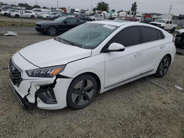 KMHC05LC3MU255140 - 2021 HYUNDAI IONIQ LIMITED WHITE photo 1