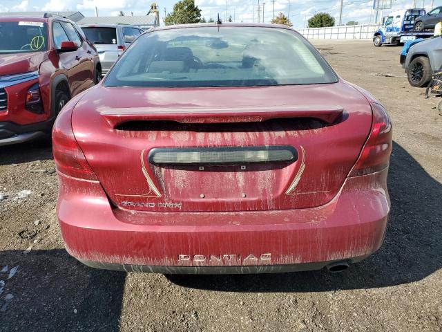 2G2WP552761183007 - 2006 PONTIAC GRAND PRIX RED photo 6