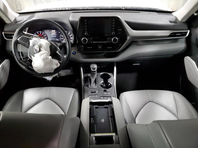 5TDGZRBH5MS084900 - 2021 TOYOTA HIGHLANDER XLE WHITE photo 8