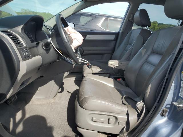5J6RE3H70BL016383 - 2011 HONDA CR-V EXL Azul foto 7