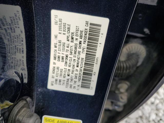 1HGCR2F56FA224296 - 2015 HONDA ACCORD SPORT 蓝色 照片 12