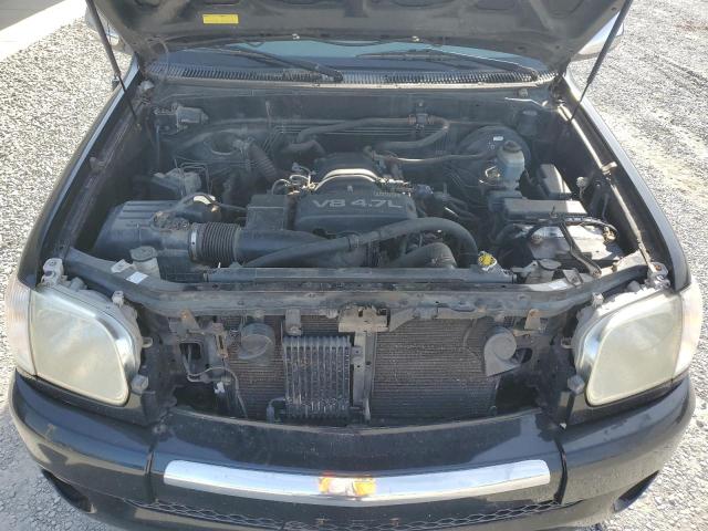 5TBDT44166S545895 - 2006 TOYOTA TUNDRA DOUBLE CAB SR5 BLACK photo 11