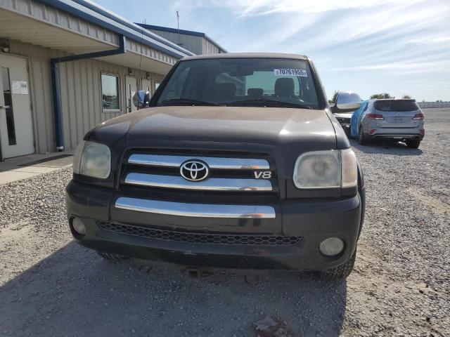 5TBDT44166S545895 - 2006 TOYOTA TUNDRA DOUBLE CAB SR5 BLACK photo 5