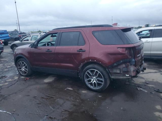 1FM5K8GT3GGA64819 - 2016 FORD EXPLORER SPORT Qəhvəyi foto 2