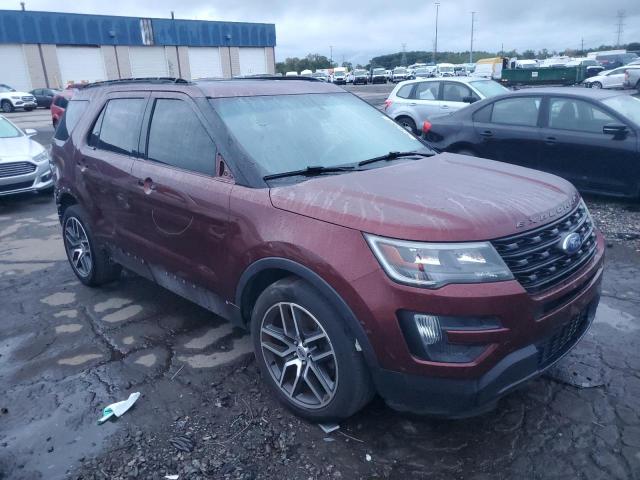 1FM5K8GT3GGA64819 - 2016 FORD EXPLORER SPORT Qəhvəyi foto 4