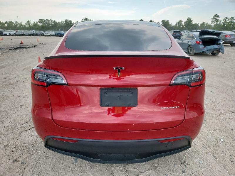 5YJYGDEE5MF091591 - 2021 TESLA MODEL Y Rot Foto 6
