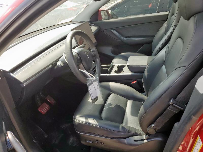 5YJYGDEE5MF091591 - 2021 TESLA MODEL Y Rot Foto 7