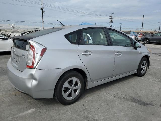 JTDKN3DU4C5376085 - 2012 TOYOTA PRIUS SILVER photo 3