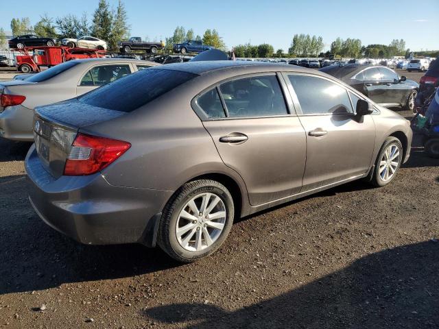 2HGFB2F59CH021384 - 2012 HONDA CIVIC LX GRAY photo 3