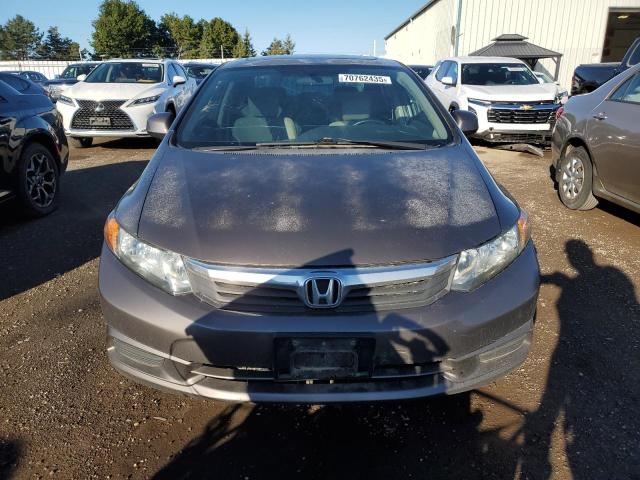 2HGFB2F59CH021384 - 2012 HONDA CIVIC LX GRAY photo 5