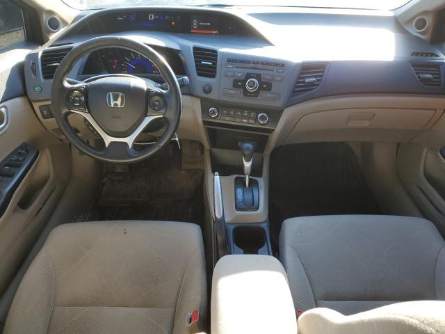 2HGFB2F59CH021384 - 2012 HONDA CIVIC LX GRAY photo 8