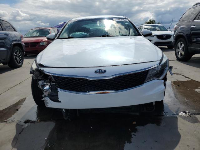 5XXGT4L39GG057521 - 2016 KIA OPTIMA LX WHITE photo 5