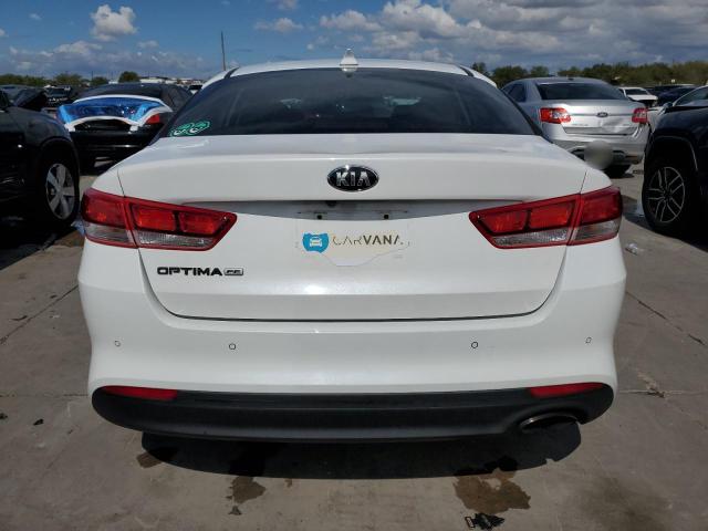 5XXGT4L39GG057521 - 2016 KIA OPTIMA LX WHITE photo 6