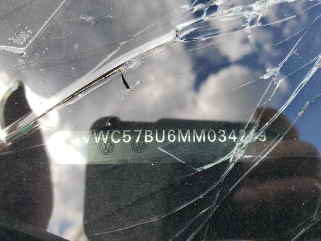 3VWC57BU6MM034239 - 2021 VOLKSWAGEN JETTA S 黑色 照片 12