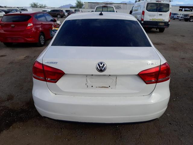 1VWBN7A3XEC112724 - 2014 VOLKSWAGEN PASSAT SE WHITE photo 6