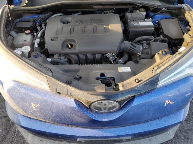 NMTKHMBX3JR001238 - 2018 TOYOTA C-HR XLE أزرق صورة 11