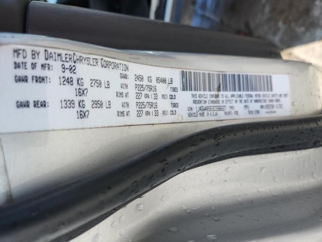 1J4GW48S63C556627 - 2003 JEEP GRAND CHER LAREDO SILVER photo 13