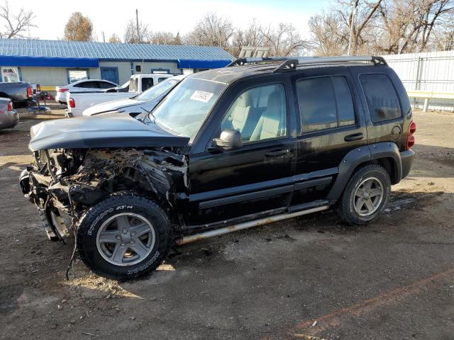 1J4GL38K55W723578 - 2005 JEEP LIBERTY RENEGADE BLACK photo 1