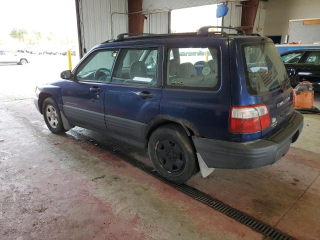 JF1SF63521H742488 - 2001 SUBARU FORESTER L BLUE photo 2