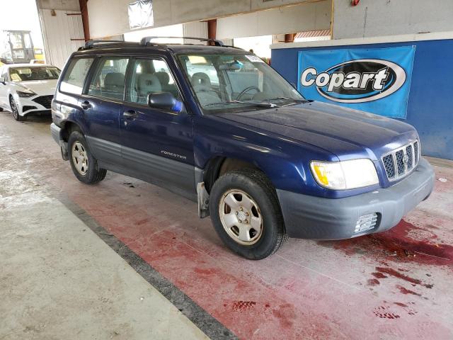 JF1SF63521H742488 - 2001 SUBARU FORESTER L BLUE photo 4