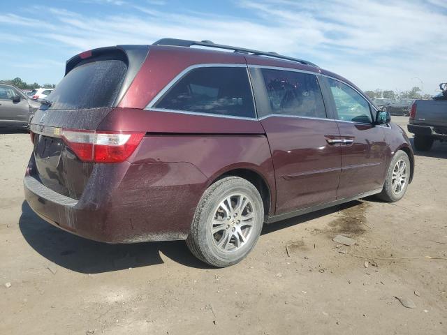 5FNRL5H63CB020740 - 2012 HONDA ODYSSEY EXL 勃艮第红 照片 3