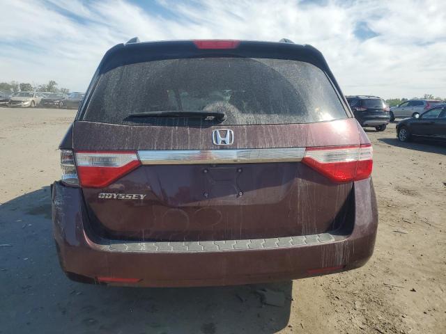 5FNRL5H63CB020740 - 2012 HONDA ODYSSEY EXL 勃艮第红 照片 6