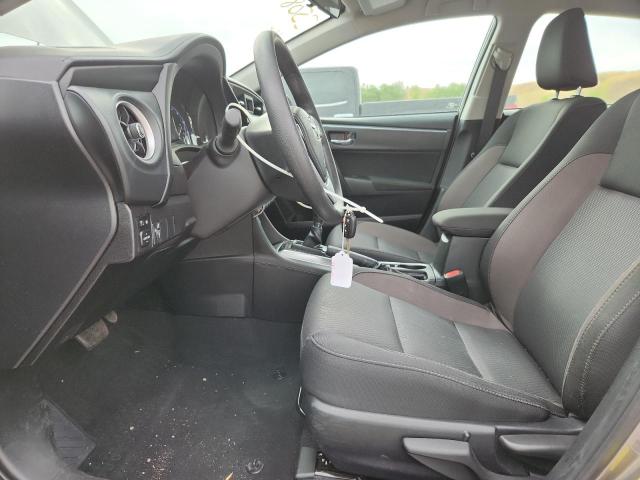 2T1BURHE7KC213764 - 2019 TOYOTA COROLLA L GRAY photo 7