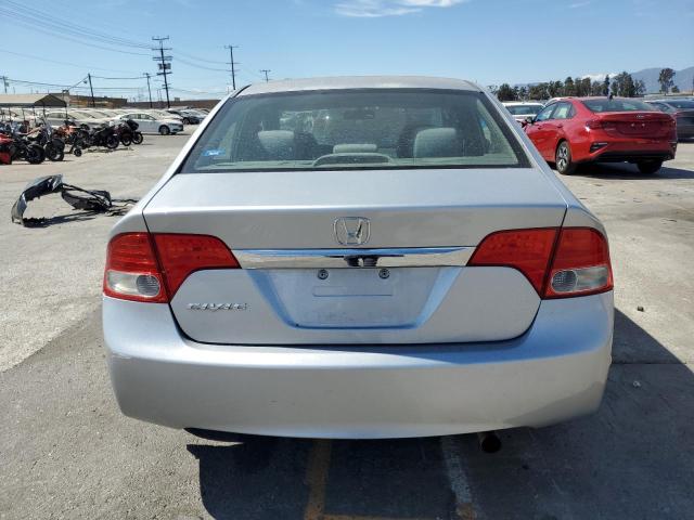 2HGFA16839H337332 - 2009 HONDA CIVIC EX SILVER photo 6