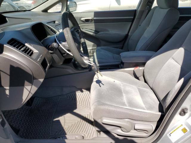 2HGFA16839H337332 - 2009 HONDA CIVIC EX SILVER photo 7