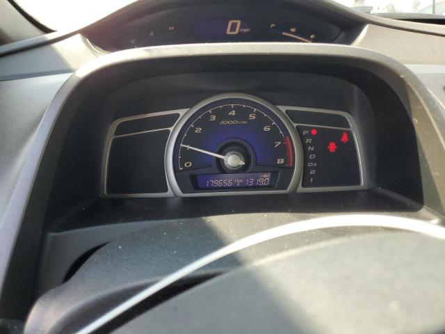 2HGFA16839H337332 - 2009 HONDA CIVIC EX SILVER photo 9