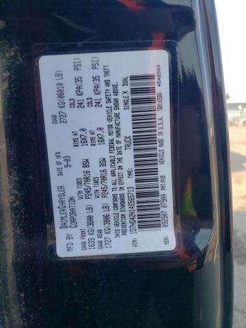 1D7HG42N14S565713 - 2004 DODGE DAKOTA SLT BLACK photo 12