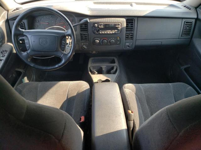 1D7HG42N14S565713 - 2004 DODGE DAKOTA SLT BLACK photo 8