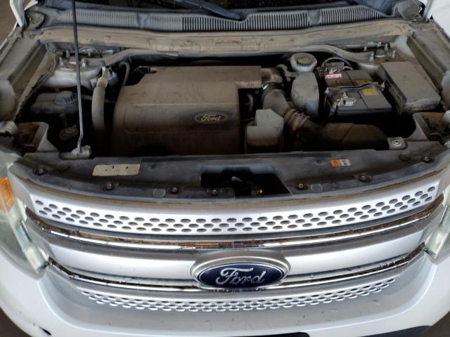1FM5K7D82DGA54739 - 2013 FORD EXPLORER XLT 白色 照片 12