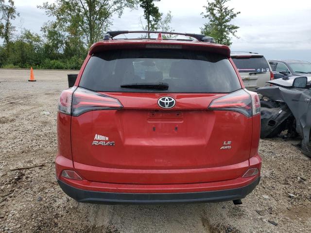 JTMBFREV6HJ126675 - 2017 TOYOTA RAV4 LE 红色 照片 6